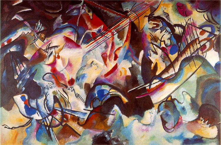 Composition Vi 1913 Wassily Kandinsky Abstract Oil Painting